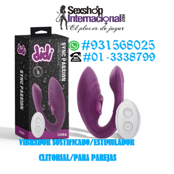 DIDI SYNC PASSION VIBRADOR SOSTIFICADO ESTIMULADOR CLITORIAL PARA PAREJAS 